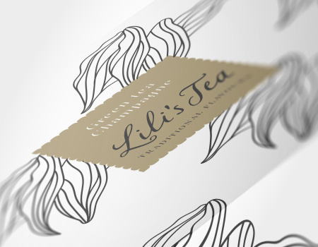 Lili's Tea - logo ontwerp - packaging - branding